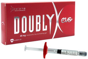 Doublyx EVO 彈力針 產品外盒與針劇
