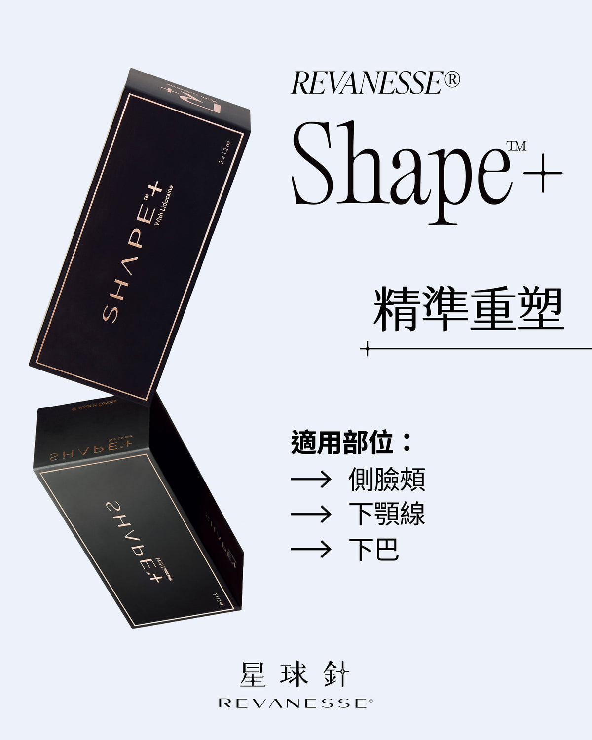 星球針 Revanesse Shape 適合部位與特色